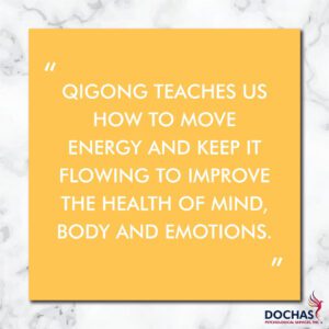 "Qigong teaches us how to move energy and keep it flowing to improve the health of mind, body and emotions."