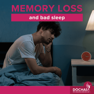 how memory loss relates to bad sleep